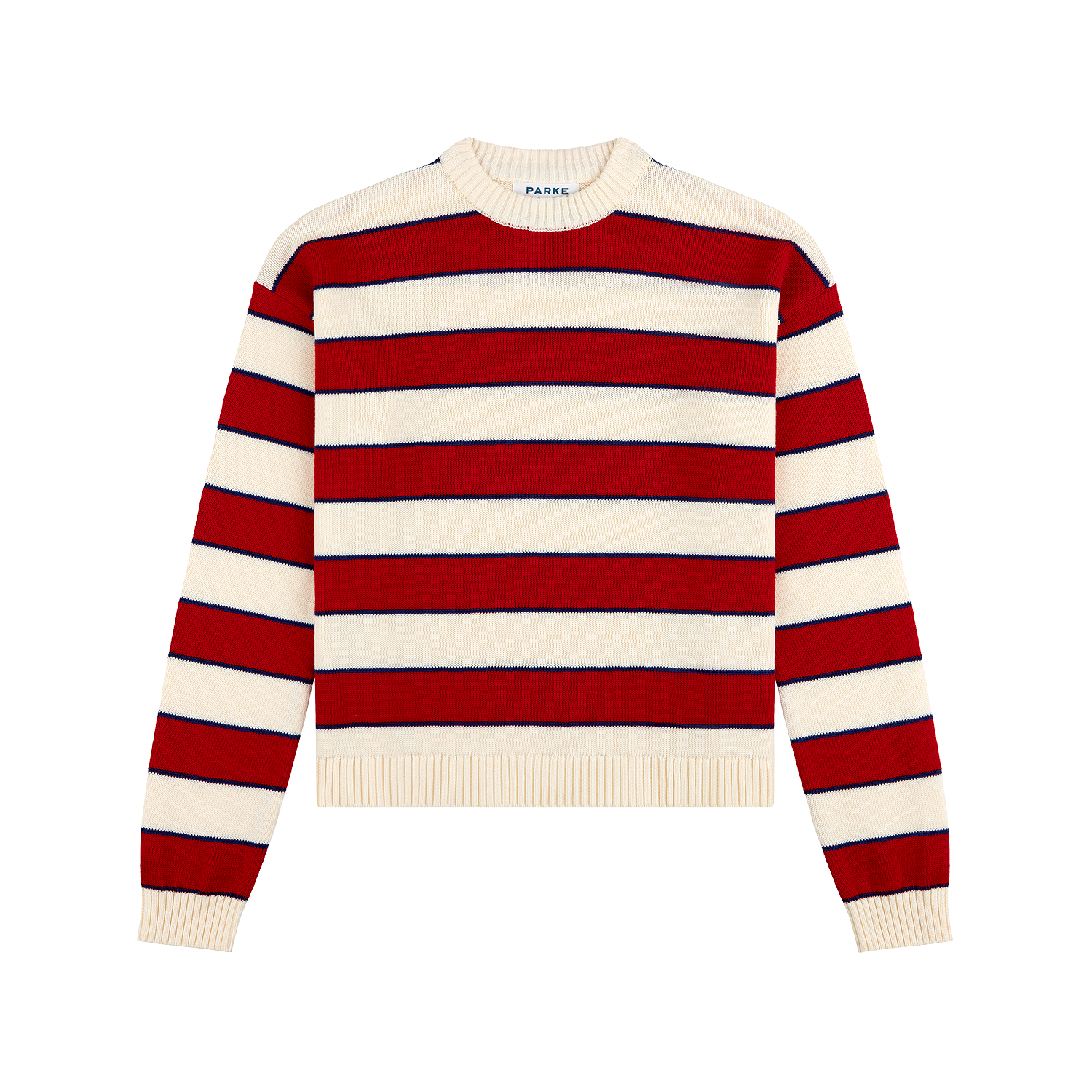 Cotton Sweater - Lighthouse Stripe