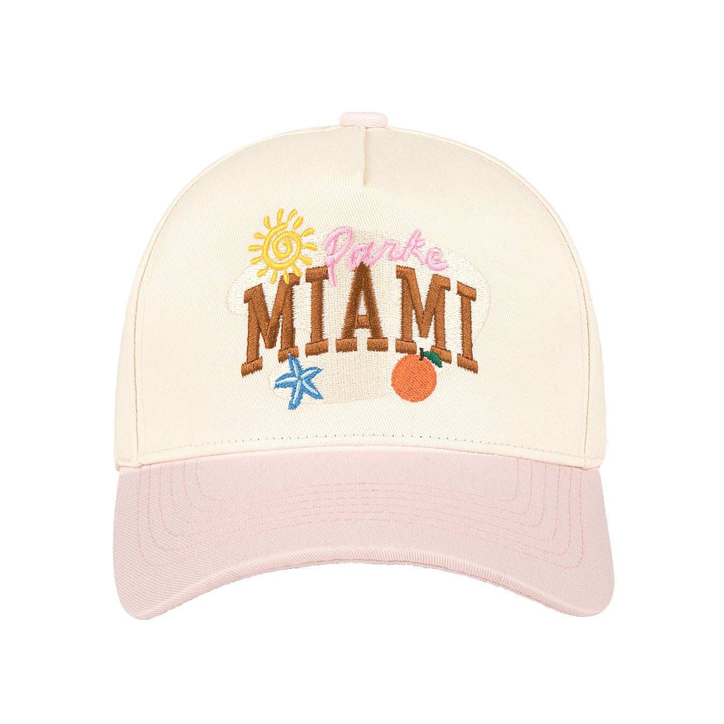 Cities Hat Miami flat lay -taffy