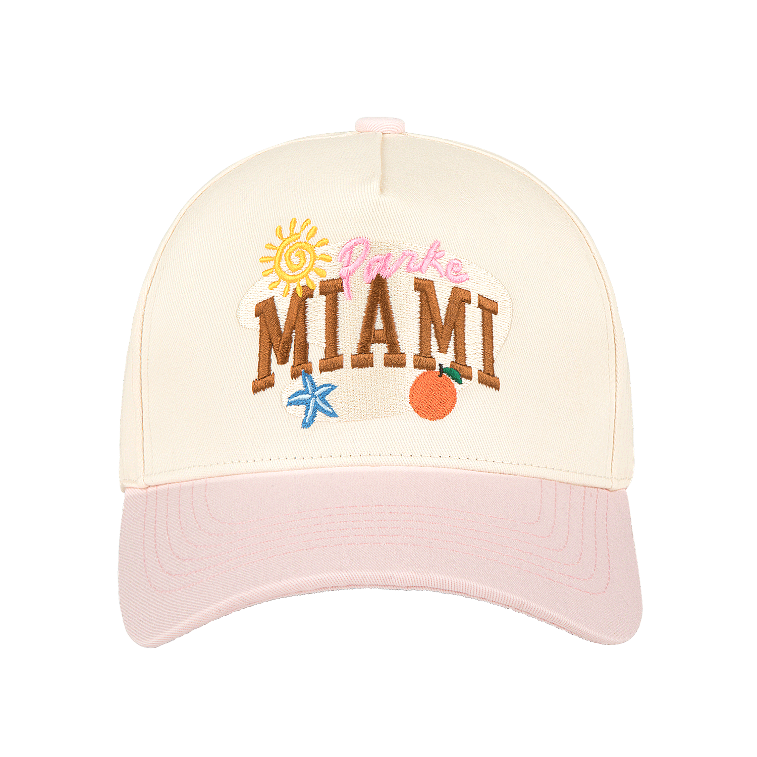 Cities Hat Miami flat lay -taffy