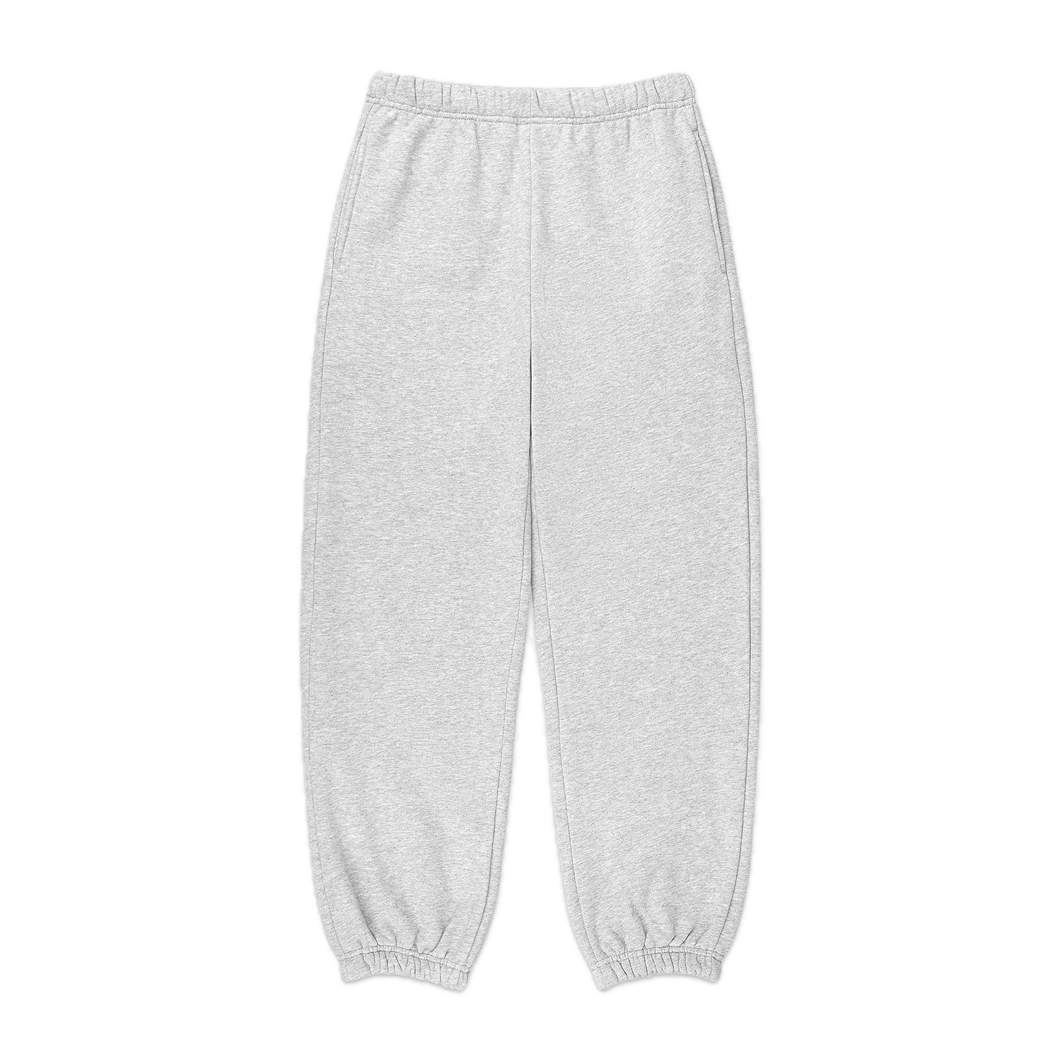 unisex sweats flat lay - charcoal