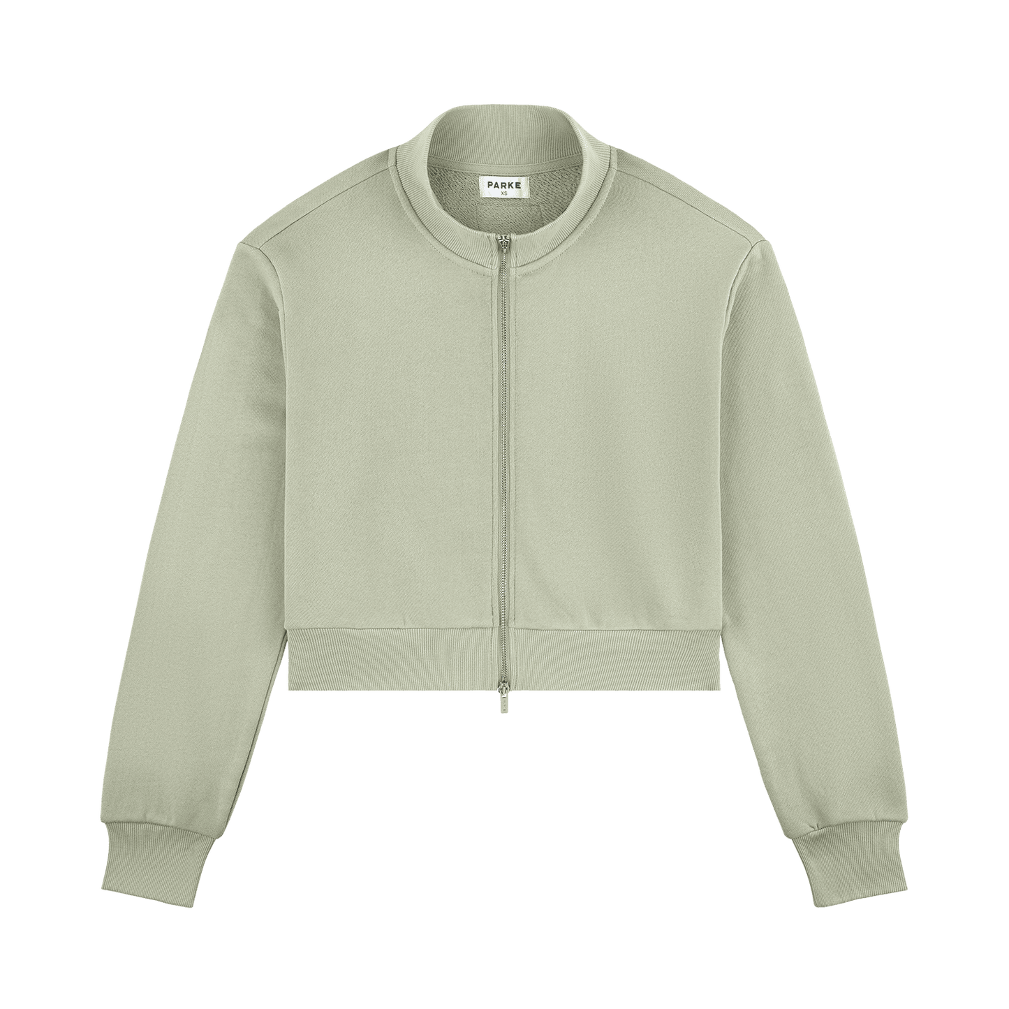 Zip Up Mockneck - Seafoam