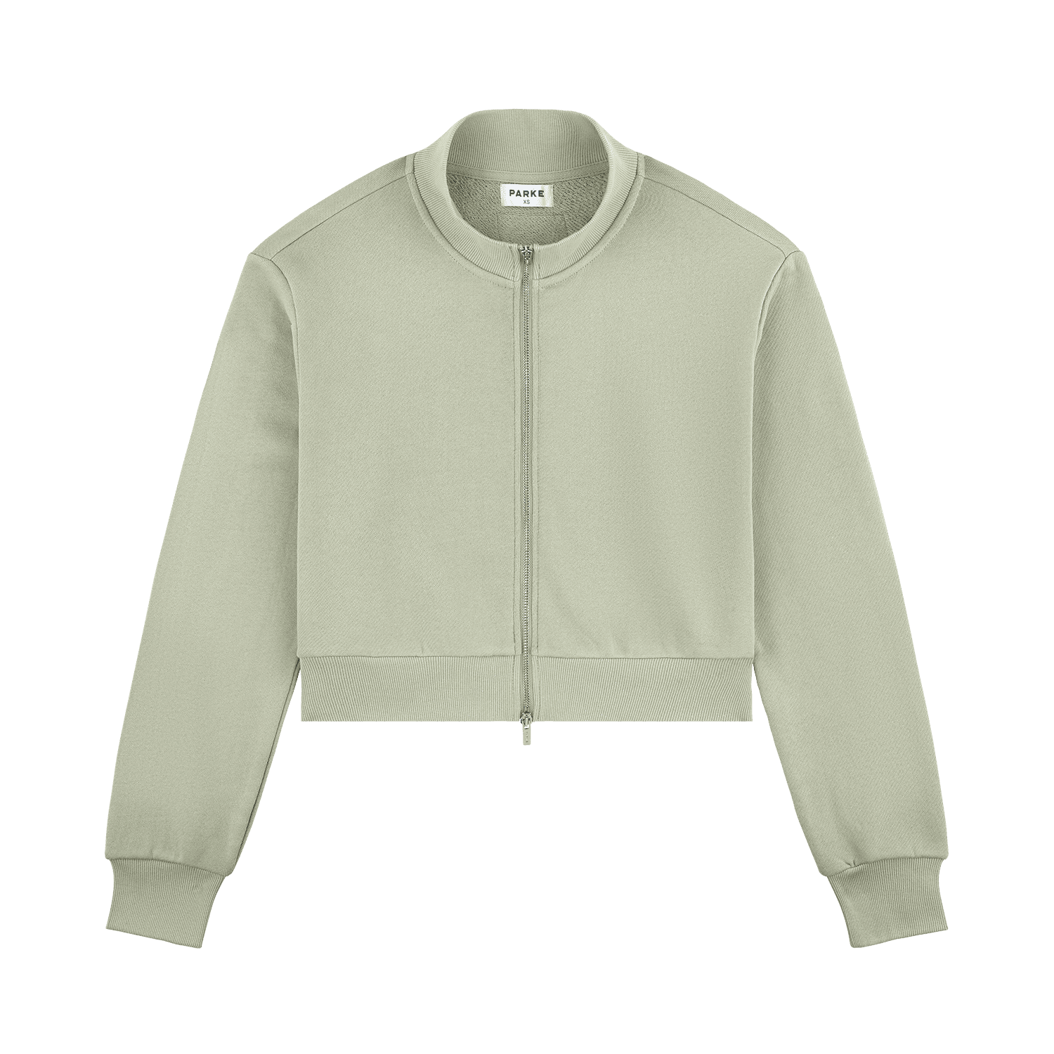 Zip Up Mockneck - Seafoam