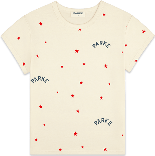 cotton tee -star print