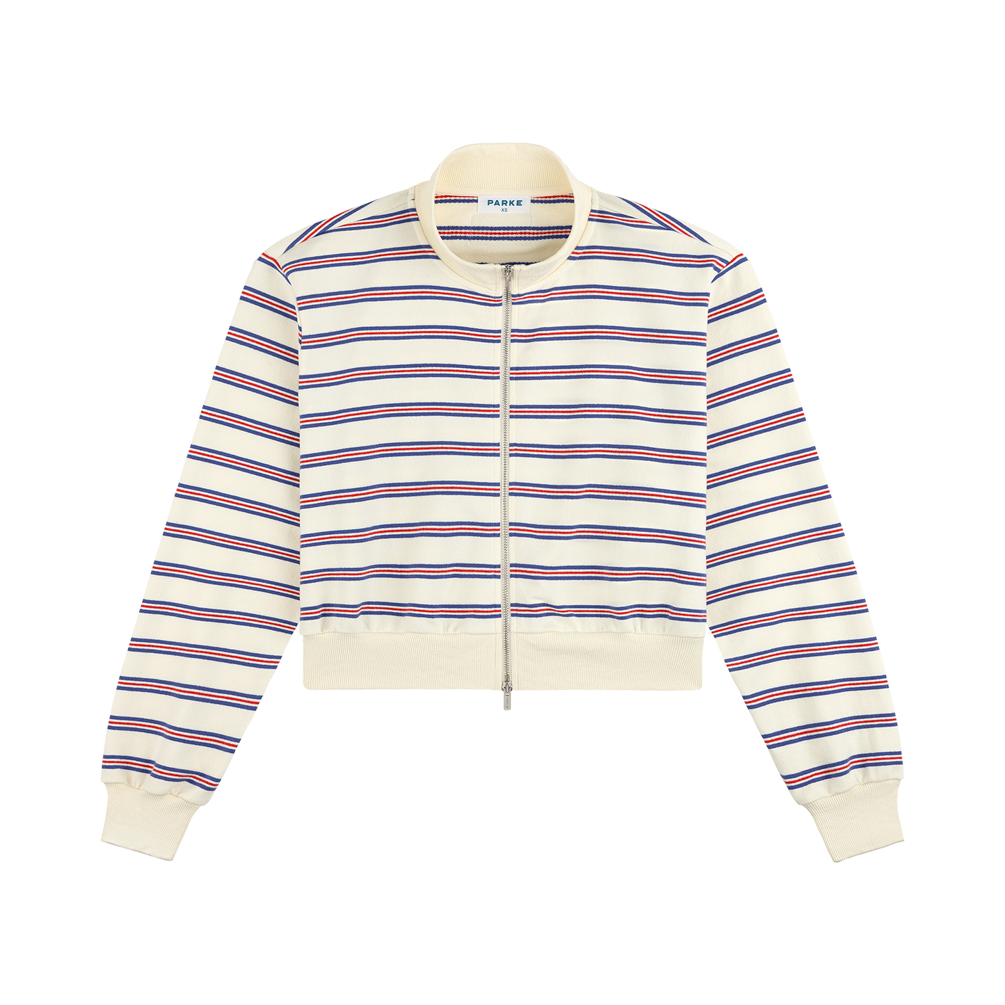 Zip Up Mockneck - Anchor Stripe