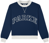 Two Tone Varsity Mockneck