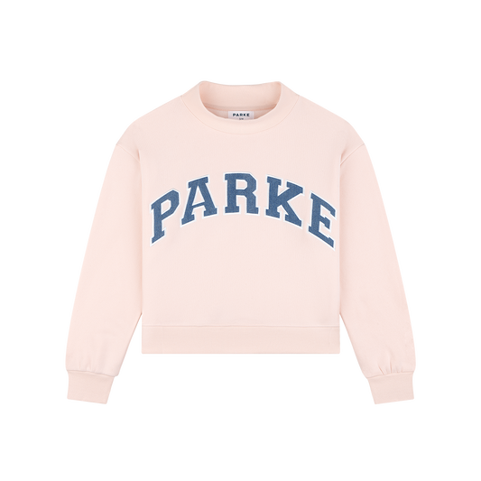 Shrunken Varsity Mockneck - Rose + Vintage