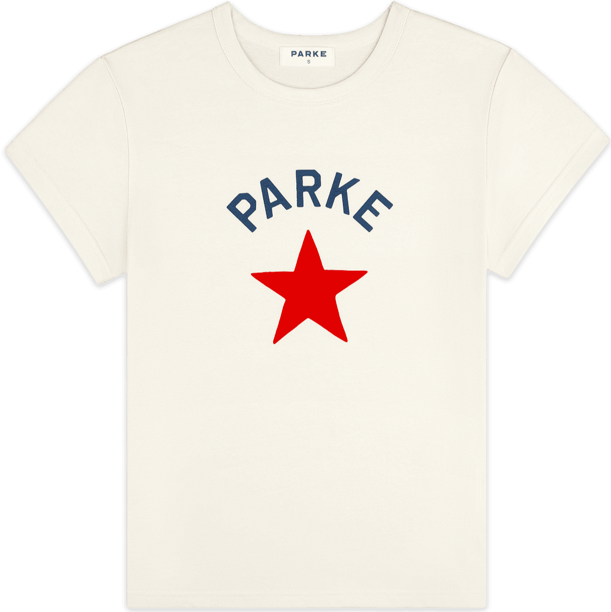 graphic tee -cream
