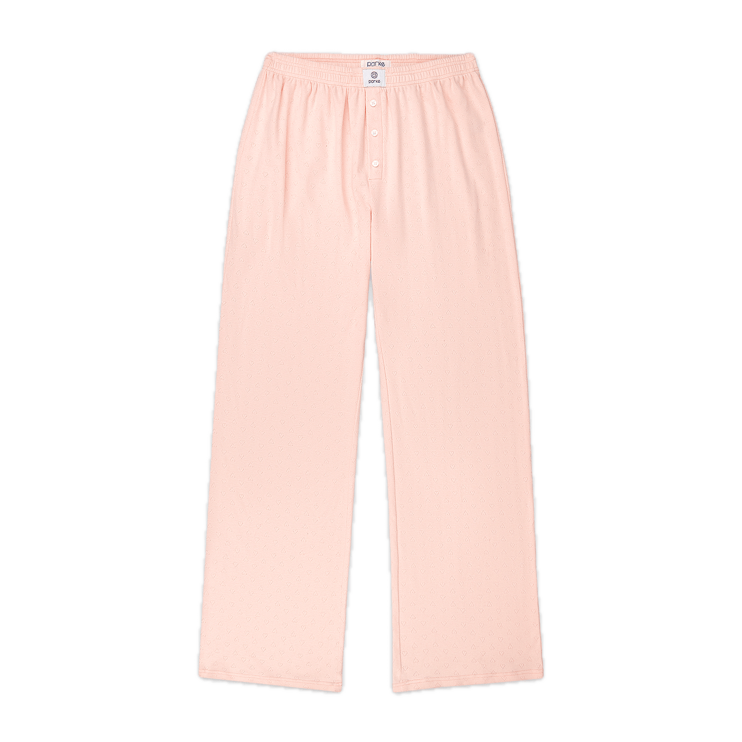 heart pointelle boxer pant flat lay- ballet