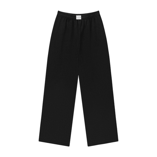 Acid Wash Boxer Sweatpants - Acid Wash Black