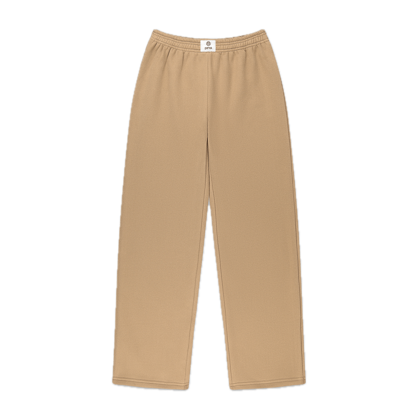 latte boxer sweatpant flat lay -latte