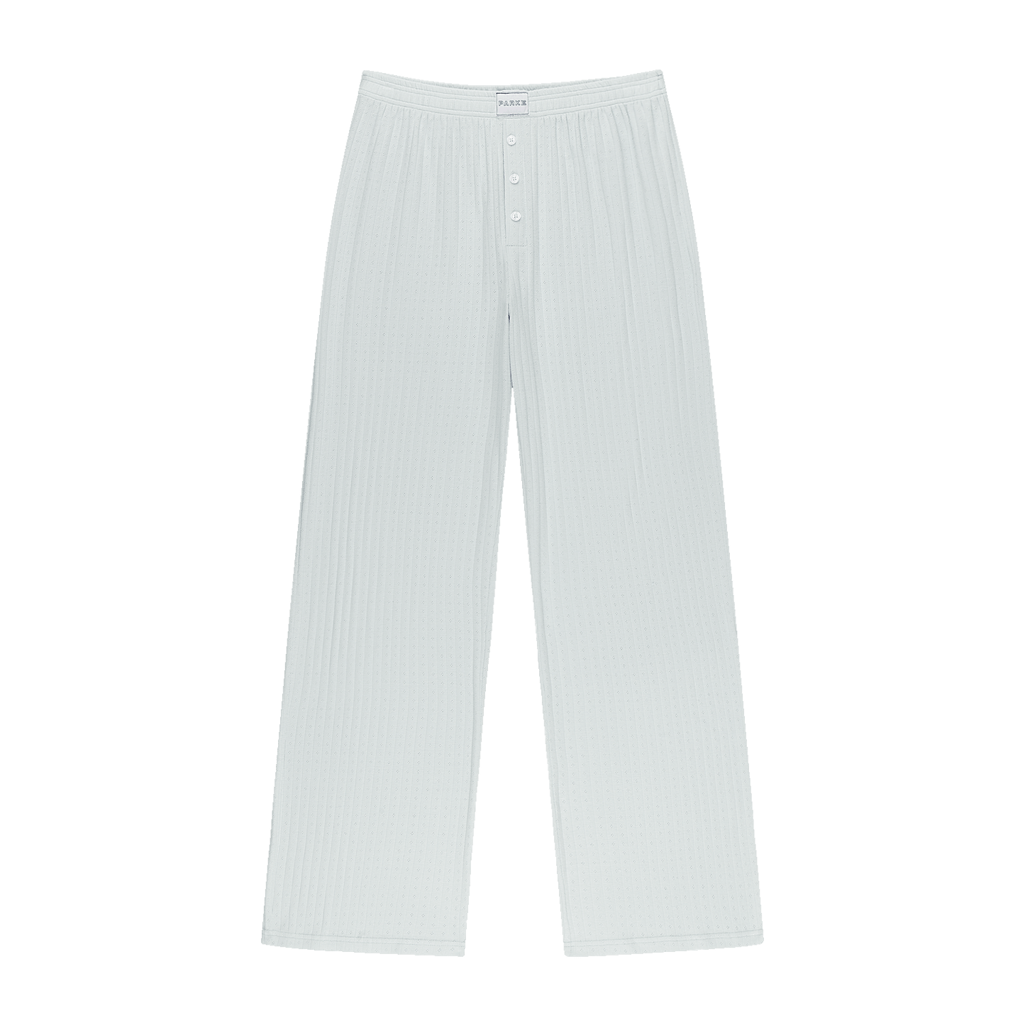 Pointelle Cotton Boxer Pants - Pale Blue