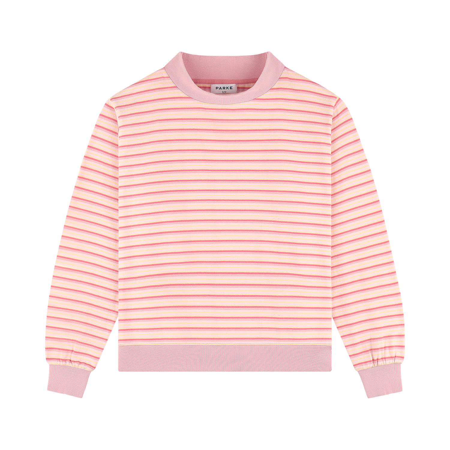 Stripe Mockneck Pullover - It's A Girl Stripe