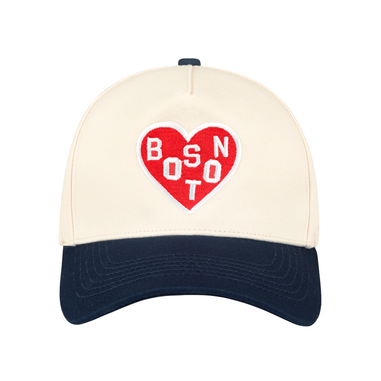 Cities Hat Boston flat lay -cream