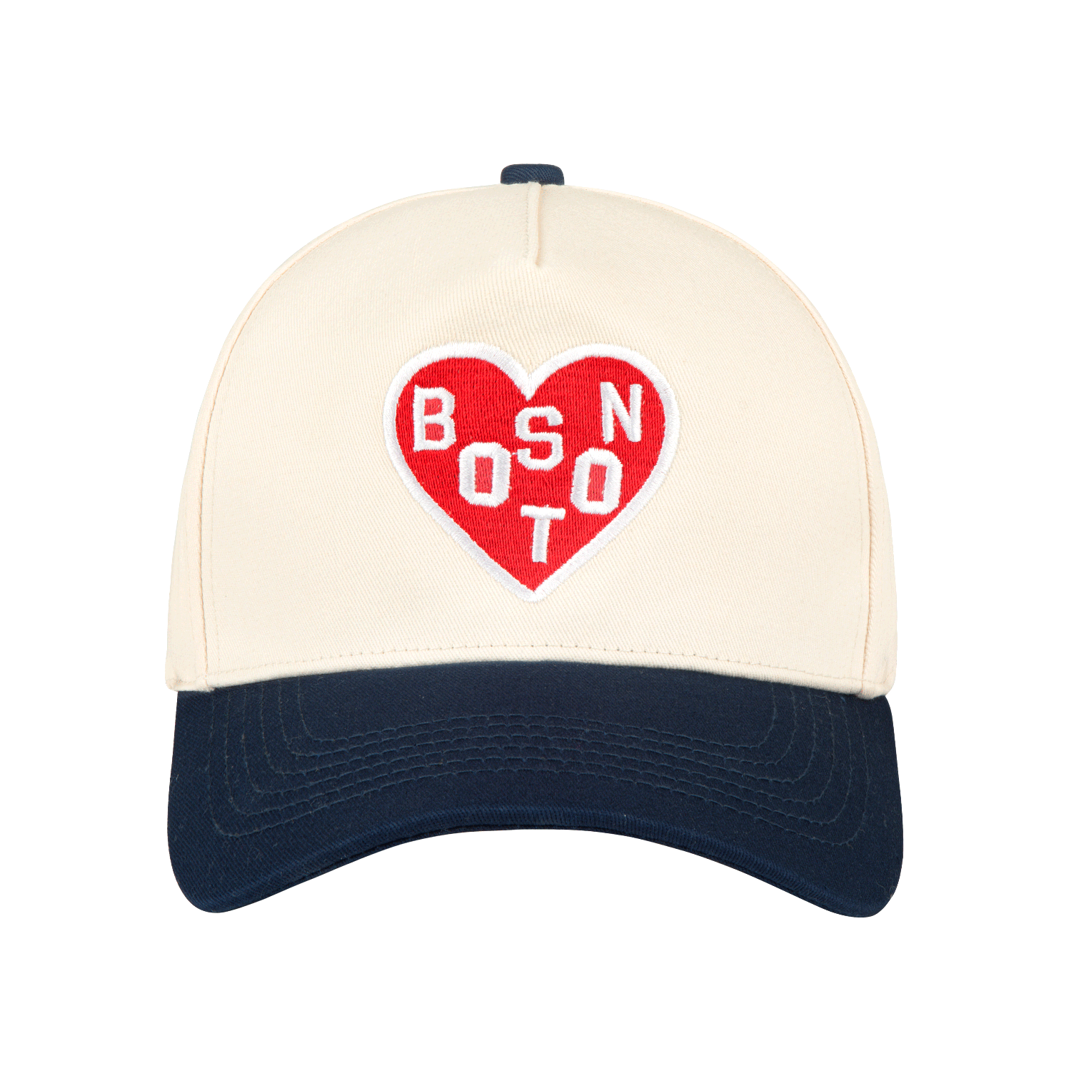 Cities Hat Boston flat lay -cream