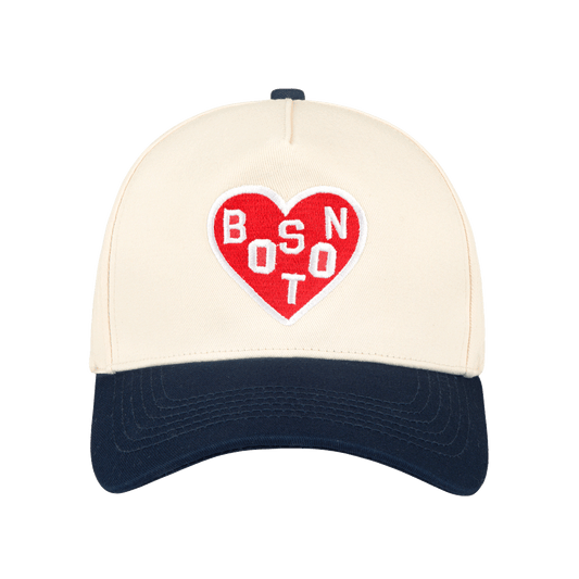 Cities Hat Boston flat lay -cream