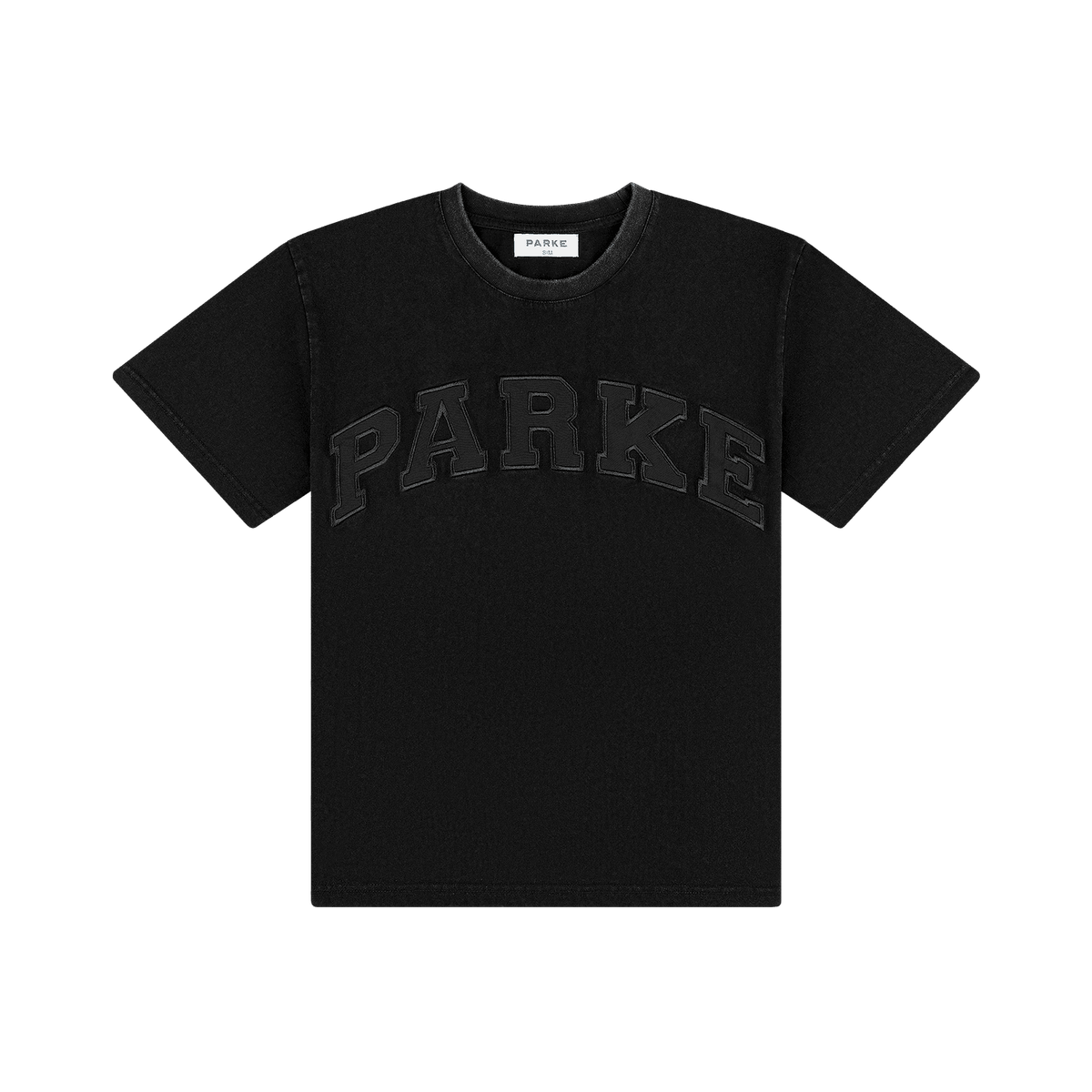 Acid Wash Varsity T-Shirt - Acid Wash Black