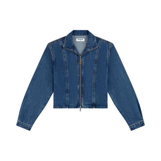 Slim Fit Jacket - Medium Wash