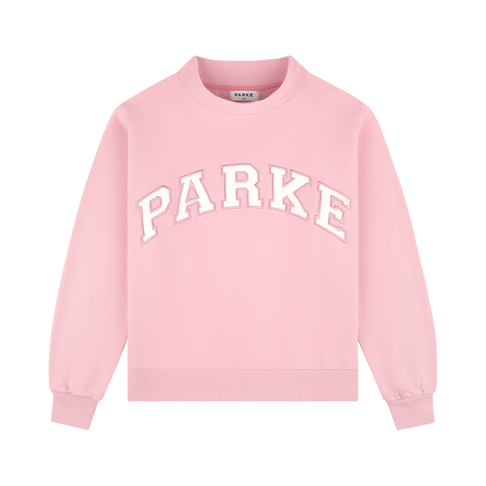 Varsity Mockneck - Fairy + White