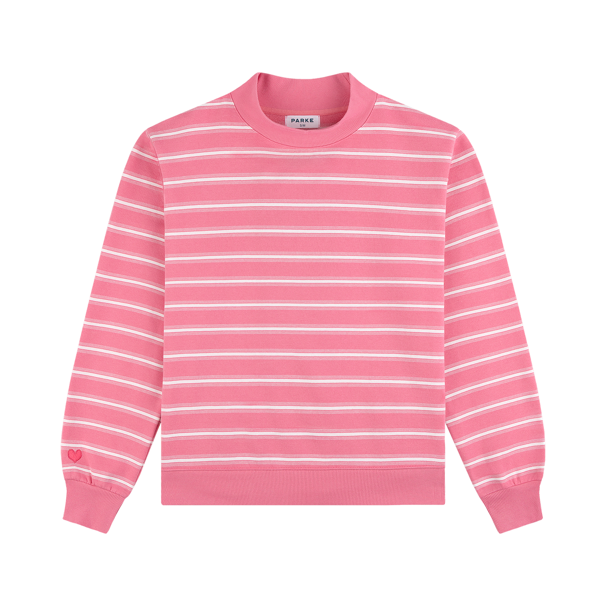 Striped Mockneck Sweatshirt - Hope Stripe