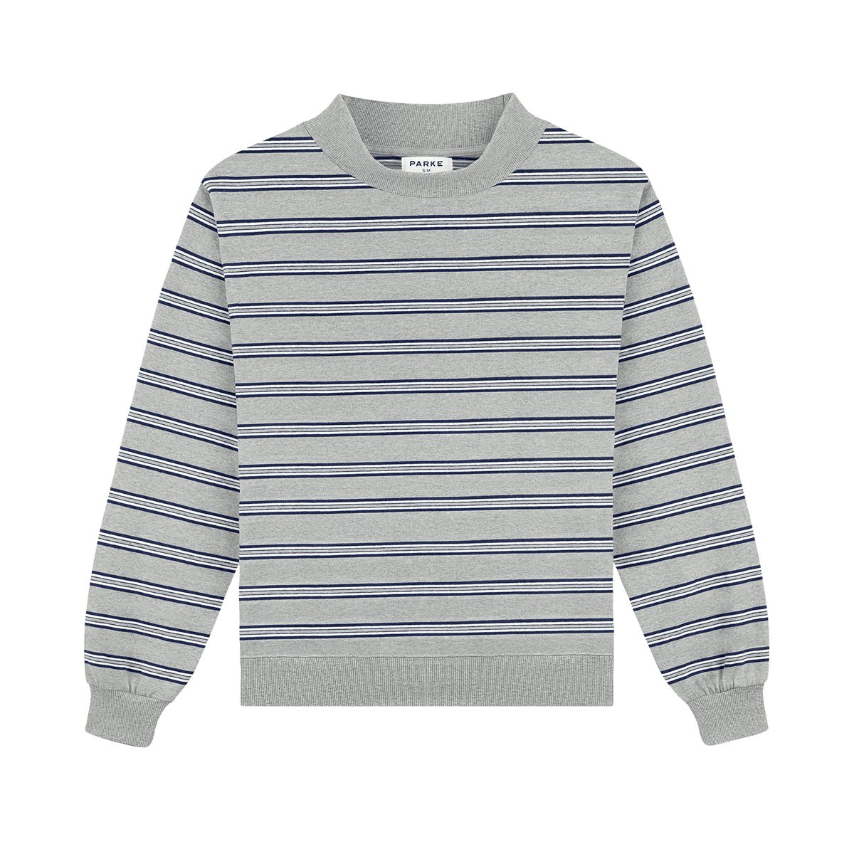 Striped Mockneck Pullover Core Stripe
