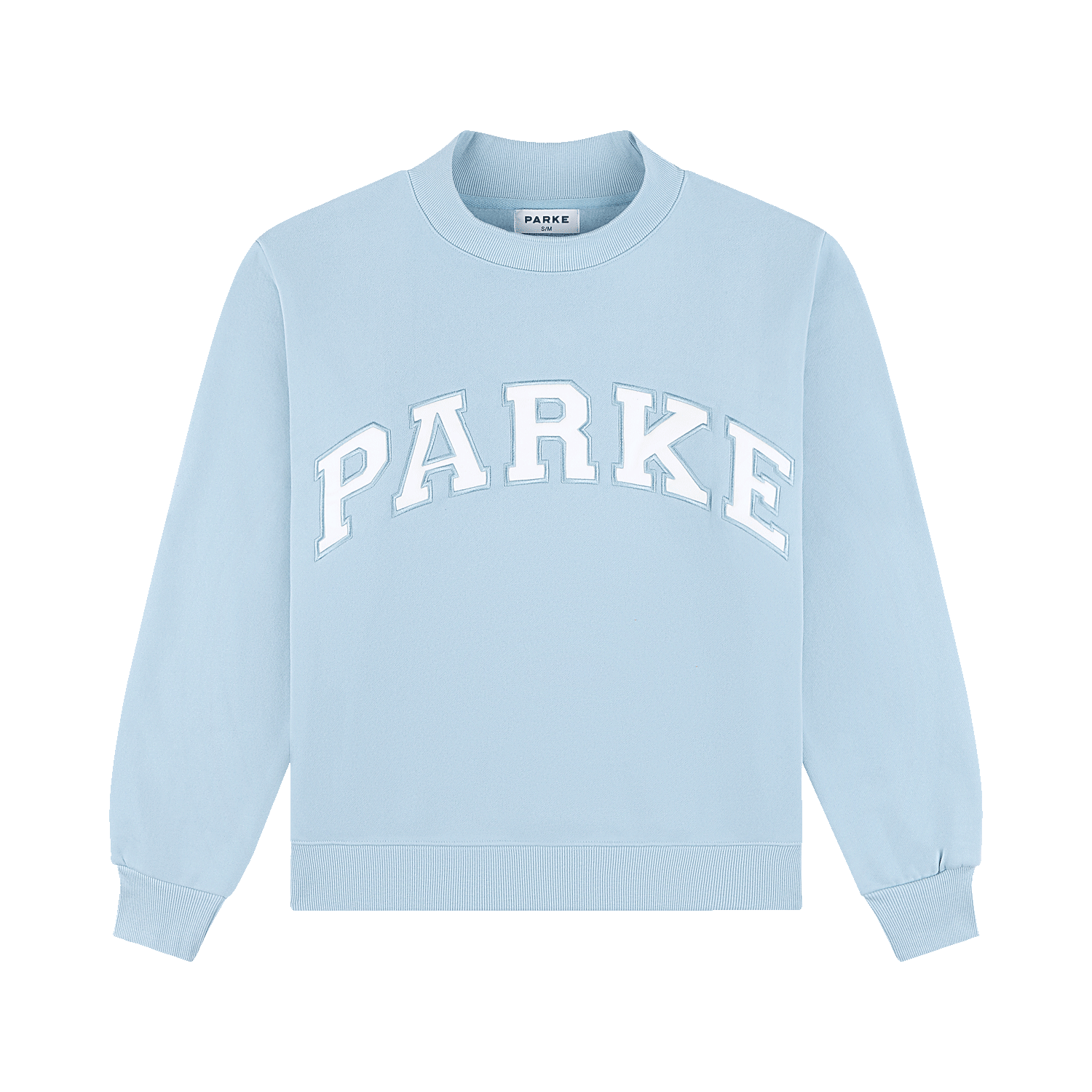 Varsity Mockneck - Powder Blue
