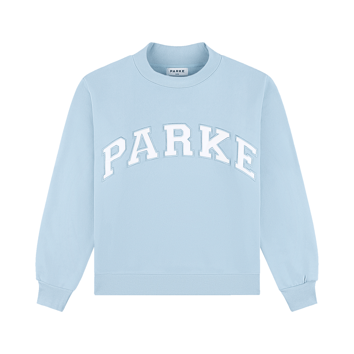Varsity Mockneck - Powder Blue