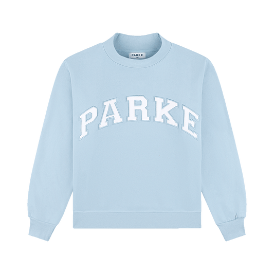 Varsity Mockneck - Powder Blue