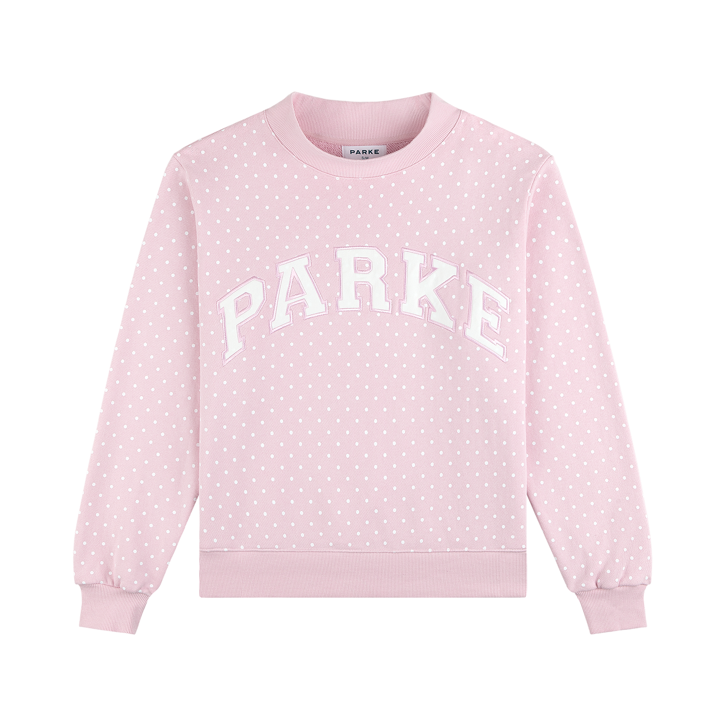 Polka Dot Varsity Mockneck - Sprinkle Polka Dot