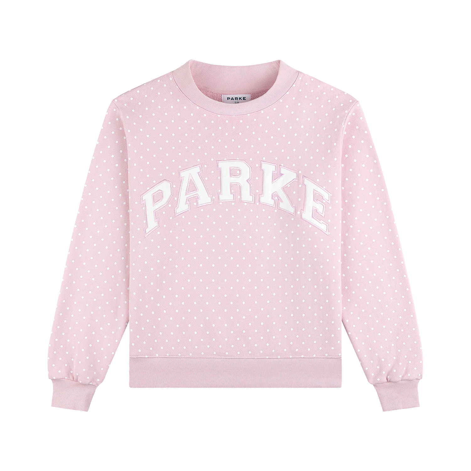 Polka Dot Varsity Mockneck - Sprinkle Polka Dot