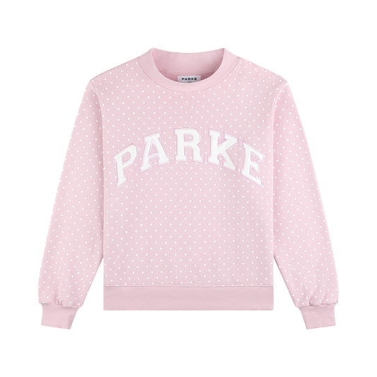 Preorder Polka Dot Varsity Mockneck - Sprinkle Polka Dot