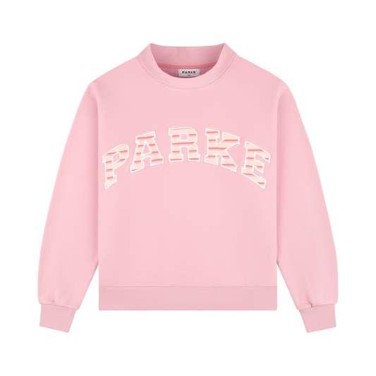 Varsity Mockneck - Sweetpea