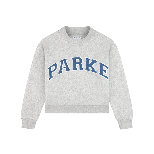 Shrunken Varsity Mockneck - Classic Grey + Vintage