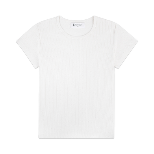 Pointelle Tee