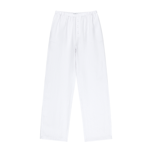 Linen Pants - White
