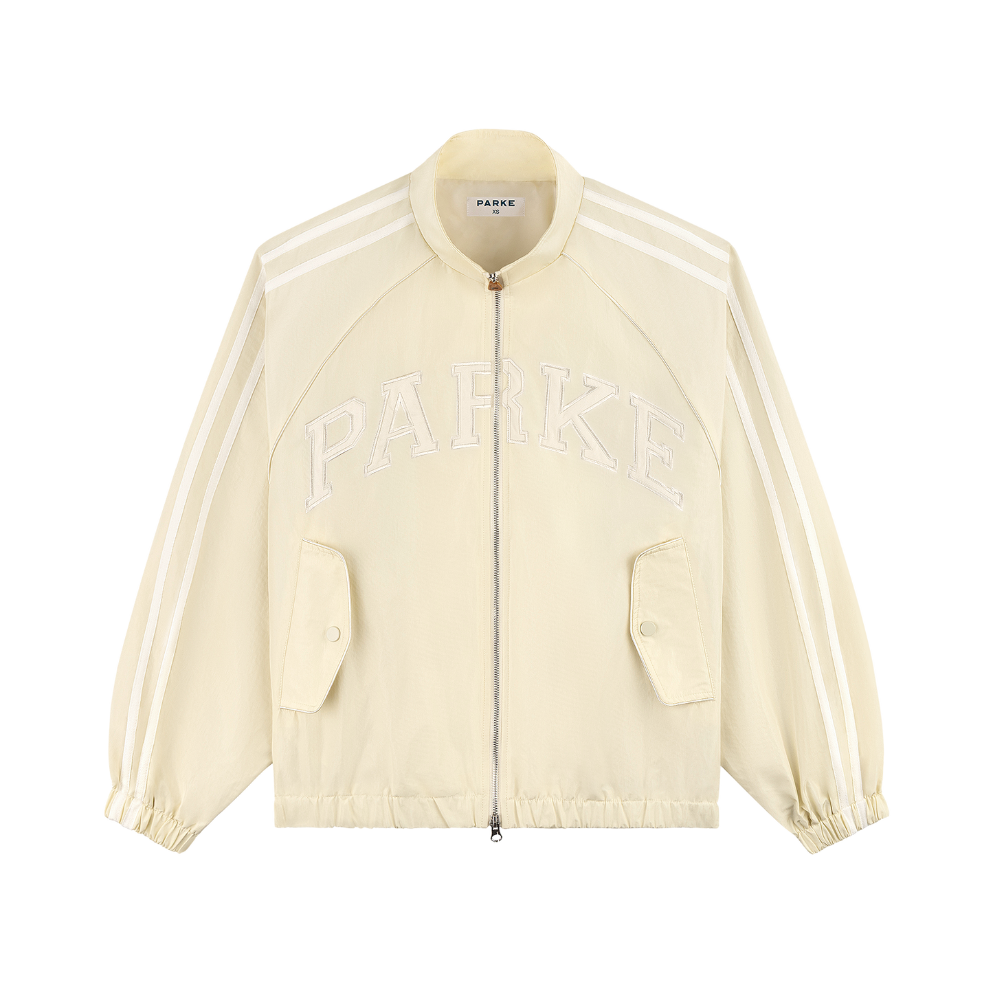 Varsity Nylon Jacket - Buttercream