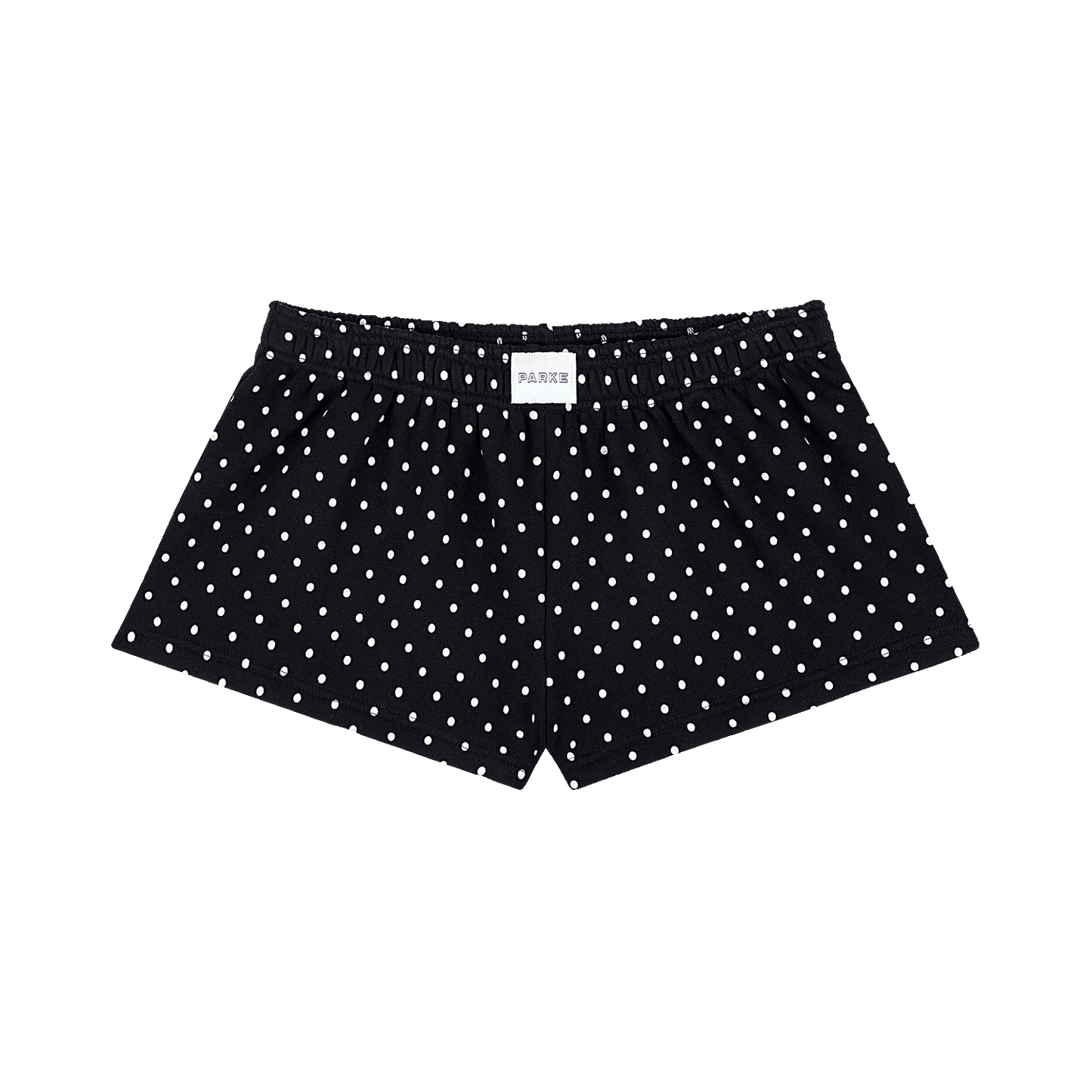 Boxer Sweatshorts - Black Polka Dots