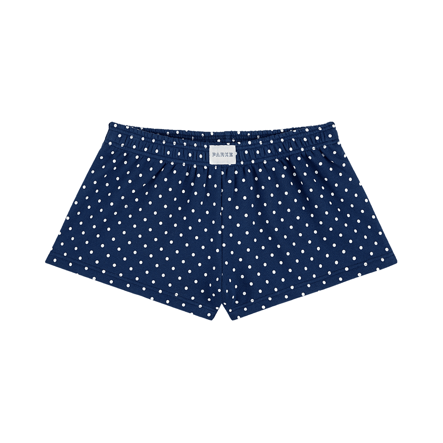 Preorder Boxer Sweatshorts - Denim Polka Dots