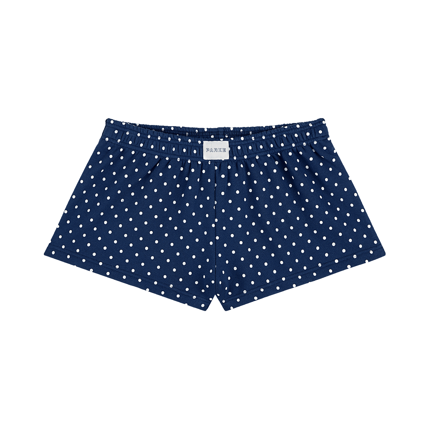 Preorder Boxer Sweatshorts - Denim Polka Dots