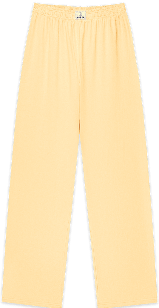 cotton boxer pants flat lay -peel