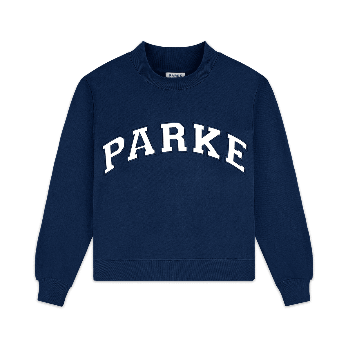 Varsity Mockneck Denim +
