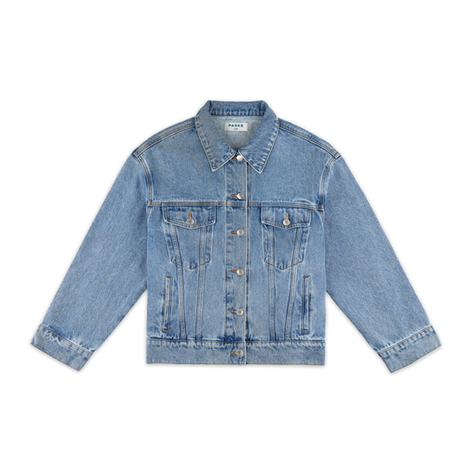 Oversized Denim Jacket - Vintage Wash