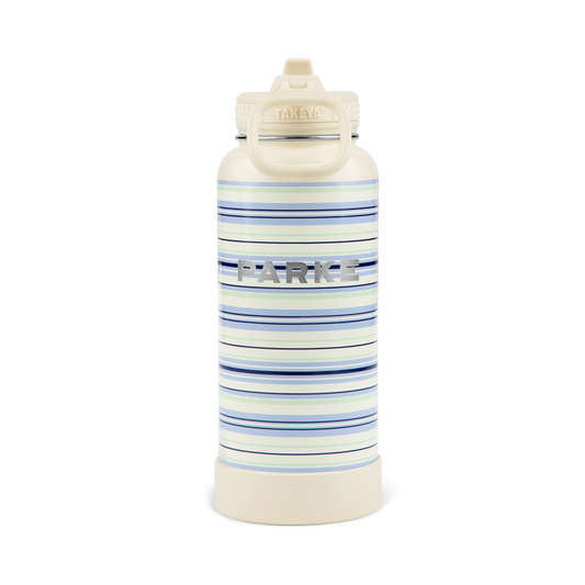 Takeya x Parke Water Bottle - Sea Stripe