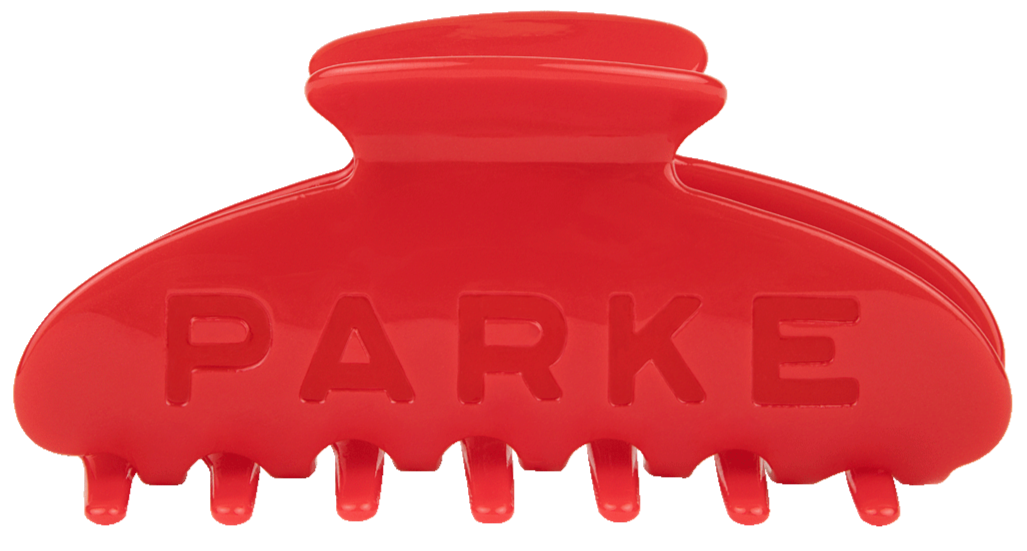 Holiday Claw Clip -crimson