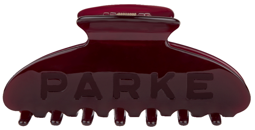 Holiday Claw Clip -maroon 