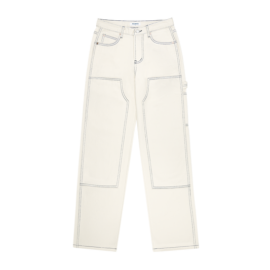 carpenter jean -cream