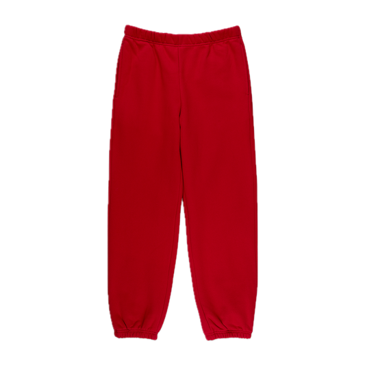 maroon sweat pants flat lay- maroon