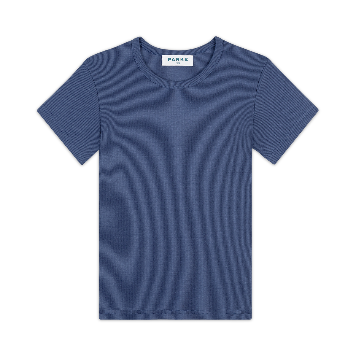 Ribbed Short Sleeve T Shirt
