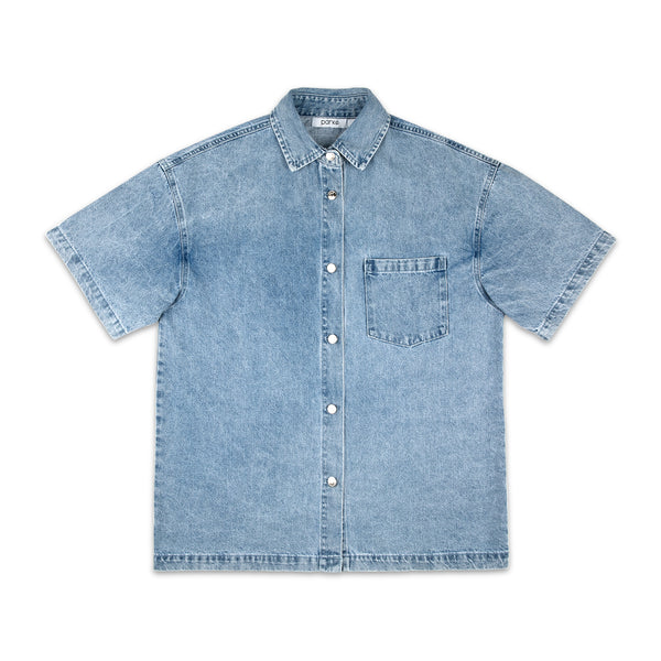 Short Sleeve Denim Shirt