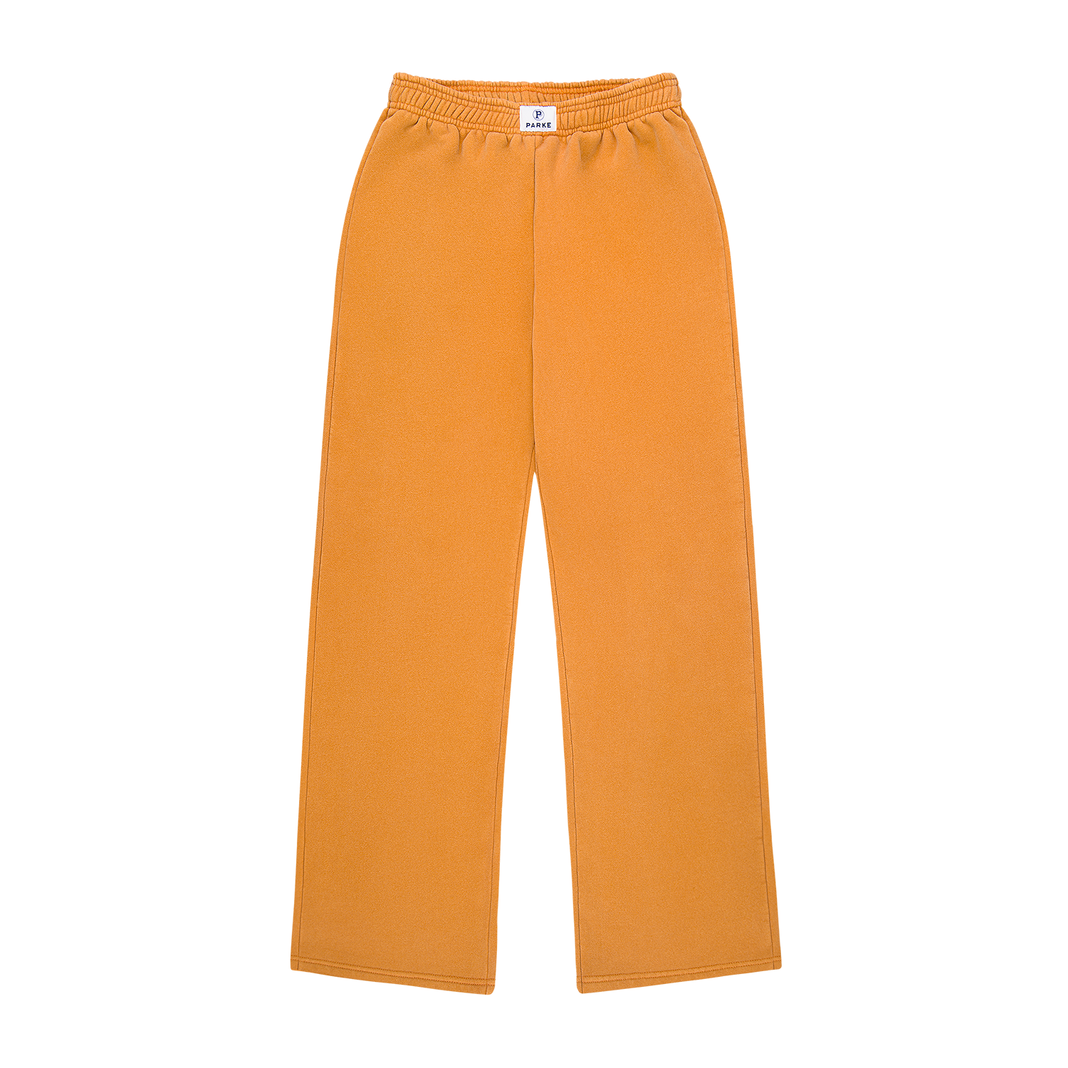 boxer sweatpants flat lay -acid wash amber