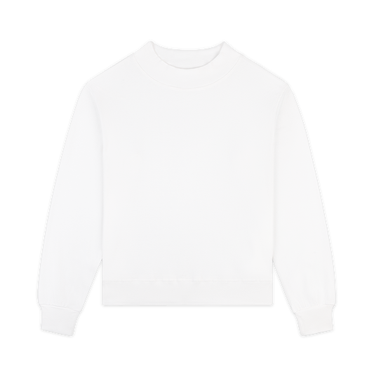 Ribbed Pullover -white